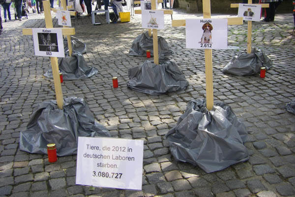 Internationaler Tag zur Abschaffung der Tierversuche 2014 - Braunschweig