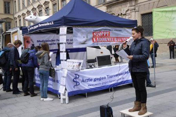 Aktionstag gegen Tierversuche in München