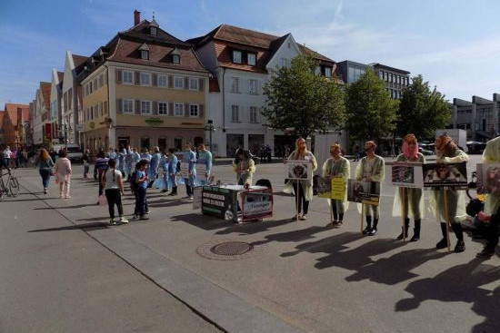 Aktionstag gegen Tierversuche in Reutlingen