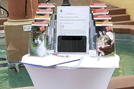 Aktionstag gegen Tierversuche in Rottweil