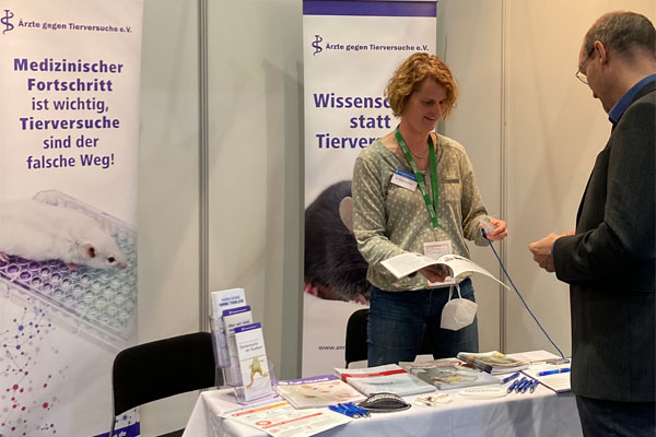 Infostand auf Tierärztekongress