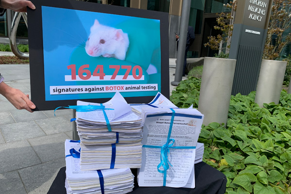 Petition against botox animal testing