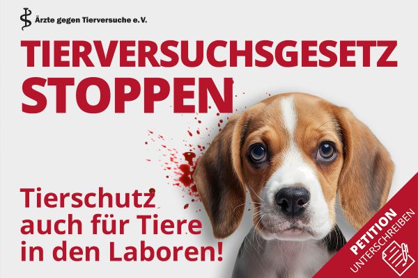 Bundestagspetition gegen Tierversuchsgesetz erreicht bereits zur Halbzeit mehr als 65.000 Unterschriften